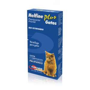 Helfine Plus para gatos - 2 comprimidos